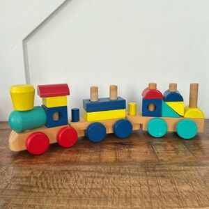 Melissa & Doug Wooden Stacking Train